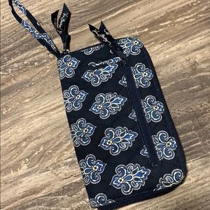 Vera Bradley Blue Wallet/ Wristelt